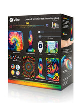 b-Vibe Peace and Love Tie-Dye Rimming Plug Remote Control Vibrators